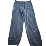 Lacausa Women’s Size S Slater Sweatpants Dark Gray Tie Dye Loungewear Oversized Photo 1