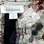 Sundance Rosaville Pants Linen Plaid Button Relaxed Pockets Midnight 6P NWOT Blue Photo 2