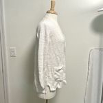 Madewell  Linen Blend Open Front Pocket Cardigan Sweater Classic White size XS Photo 3