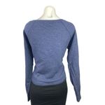 Aeropostale Blue Embroidered Letter A Long Sleeve Pullover Sweatshirt Top Size L Photo 2