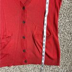 Levi's Levi’s Orange Lightweight Cardigan Casual Small Photo 4