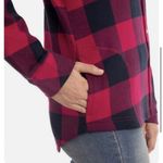 Orvis  Red Black Buffalo Plaid Fleece Lined Flannel Jacket Size large Photo 2