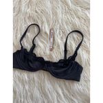 SKIMS  Fits Everybody Lace Demi Underwire Bra Onyx Size 32A Photo 3