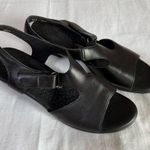 SAS 9.5S Suntimer Black Sandals Open Toe Tri Pad Comfort Shoes USA Heel Strap Size 9.5 Photo 0