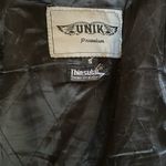 Vintage UNIK Premium Black Leather Biker Jacket women's S Thinsulate Lined Photo 7