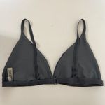 SKIMS NWOT  Silver Sequin Triangle Bralette Photo 4