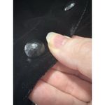 Silkland Velvet Jacket Top Womens 12 Black Lace Beads Party Whimsigoth Vtg Photo 12