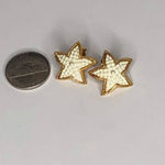 Gold & Pearl Starfish Beach Earrings Photo 3