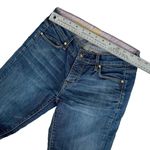 Rich & Skinny Sleek Nightshift Blue Jeans Whiskered Denim Womens Size 25 USA Photo 8