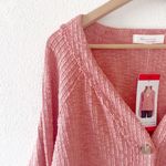 Vince Camuto TWO BY Women's Peach Long Sleeve Button Up Cardigan NWT Photo 1