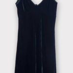 Band of Gypsies Band of the Free Black Velvet Slip Dress NWT Size Small Black Velvet Dress Photo 0