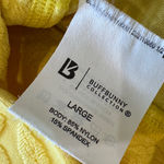 Buffbunny Flower Power yellow legging size large Photo 3
