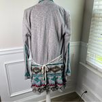 Johnny Was  embroidered‎ floral long sweater cardigan size small boho Photo 3