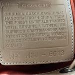 Coach Vintage signature “C” jacquard canvas and leather brown/tan backpack 6613 Photo 5