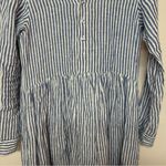 Old Mans Tailor R.D Cloth M. Co Japan Linen Indigo Stripe Shirt Dress‎ RARE Blue Size undefined Photo 3