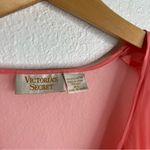 Victoria's Secret  Vintage Gold Label Pink Ruffle Sheer Tunic Dress Nightgown Photo 1
