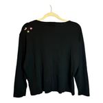 Quacker Factory Quacker‎ Factory Sweatshirt Women's Size Small Christmas Presents Tree Black Photo 1