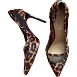 Diane Von Furstenberg  Leopard Print Mesh Pointed Stiletto Heels Pumps Shoes 10 Photo 0