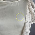 Anthropologie  Dolan Cream Crochet Blouse Photo 4