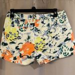 Gap  Floral Print Shorts with Orange and Yellow Accents Photo 1