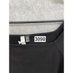 Ny Collection  Women's Bodysuit Ribbed 3/4 Sleeve Solid Black Medium Photo 12