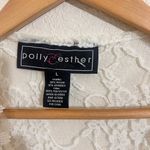 Polly & Esther POLLI Y ESTHER  Cream Lace Kimono Cardigan Photo 3