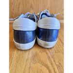 Philippe Model Paris Prsx Low Sneakers Blue Metallic Women's Size 38‎ Casual Photo 6