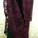 Lulus Dress Women XS Burgundy Molinetto Lace Ruffled Tiered Sleeveless Maxi Boho Red Photo 10