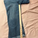 REWASH ‎ Blue Medium Was Denim Cropped Cutoff Overalls 100% Cotton Size 7 Photo 10