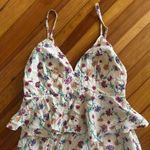 Future Collective Floral Empire Waist Ruffle Midi Dress Size 6 Pink Photo 4