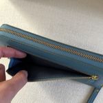 Fossil Blue Wallet Shore Thing Women’s Full Zip Vegan Wristlet Wallet Photo 5