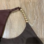 Camila Coelho NEW  Maya Mini Dress in Chocolate Brown Photo 9