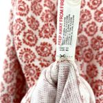 Anthropologie Waffle Knit Henley Top Patterned Photo 8