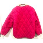 Primark Womens Magenta pink Quilted Jacket Size S Lightweight Photo 6