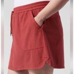 Athleta  Farallon Skirt Size L In Dried Cinnamon Red Stretch Sporty Athleisure‎ Photo 3