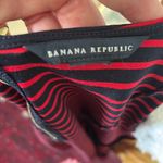 Banana Republic  Blue and Red Striped Short Sleeve Knit top sz S Photo 4