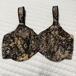 Wacoal  36DD Awareness Underwire Unlined Full Coverage Bra Black Print 855167 Photo 11