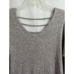 BKE  Women‎ Large Gray Sweater Open Back Photo 2
