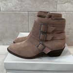 Sole Society  Taupe Nelmaeya Suede Boots size 7 Photo 3