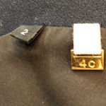 4c navy blue wrap dress with faux leather belt Size 2 Photo 4