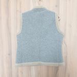 Old Navy Womens Sherpa Lined Vest Size M Gray Fleece Minimalist Cozy Apres Ski Photo 5