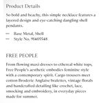 Free People NWT Carolina Shell Layered Necklace Photo 10