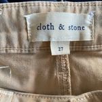 Cloth & Stone Lightwash Leopard Print Skinny Pants Photo 3