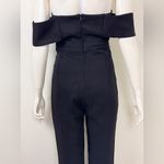 Herve Leger  Black Off-Shoulder Jumpsuit Photo 10