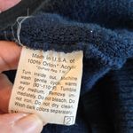 Christian Dior VTG 80s Textured V-Neck Sweater Blue Green Lightweight Knit Med Photo 7