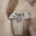 RTR Sea New York Riva Ribbed Embroidered Wool Collared Button Front Top Sz 8 Brown Photo 6