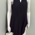 Halston Heritage  Dress - Size 10 Sculptural Fit & Flare Dress  Black & Cream Photo 0