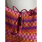 Hot Kiss VTG 90s  Women's Small Tank Top Striped Mod USA Made Pink Fairy Fitted Photo 1