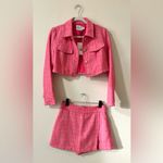 Hello Molly NWOT  pink tweed set - S Photo 1
