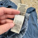 Cloth & Stone  Women’s Denim Off Shoulder Chambray Blouse Top Longsleeve Size L Photo 9